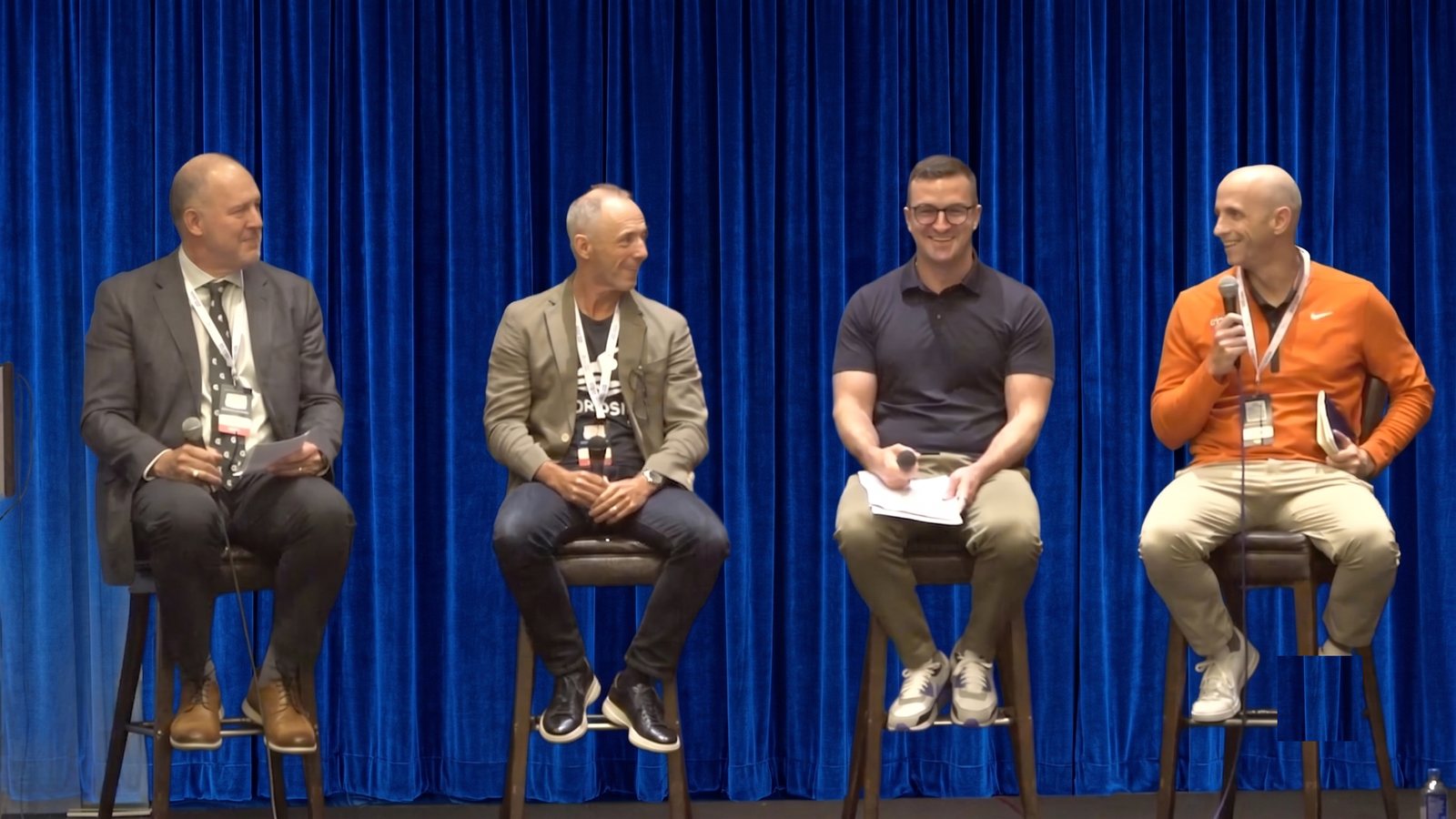 Chris on a coaching panel